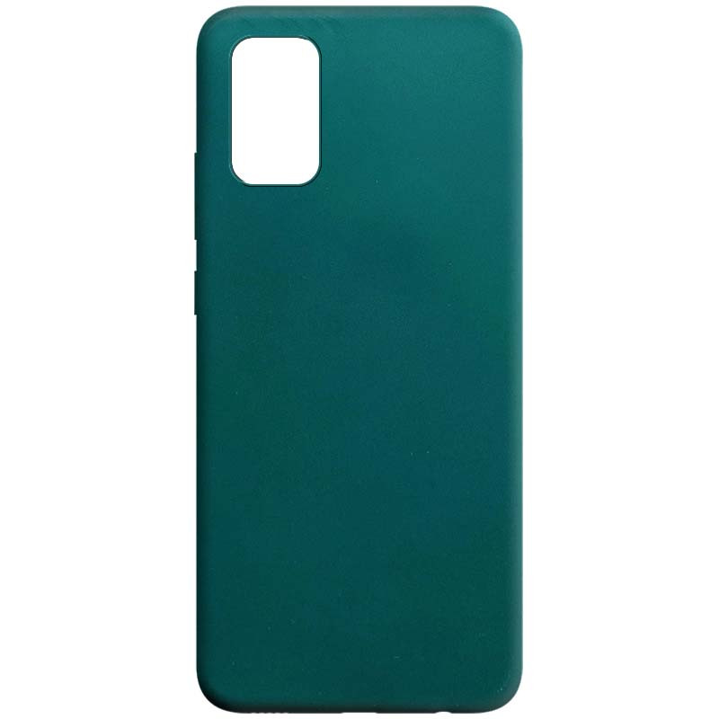 Силіконовий чохол Candy для Samsung Galaxy A02s (Зелений / Forest green)