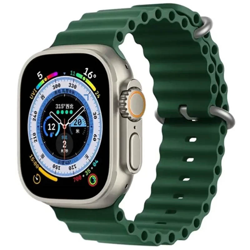 Ремінець Ocean Band для Ремешки для Apple Watch (Зелений / Forest green)