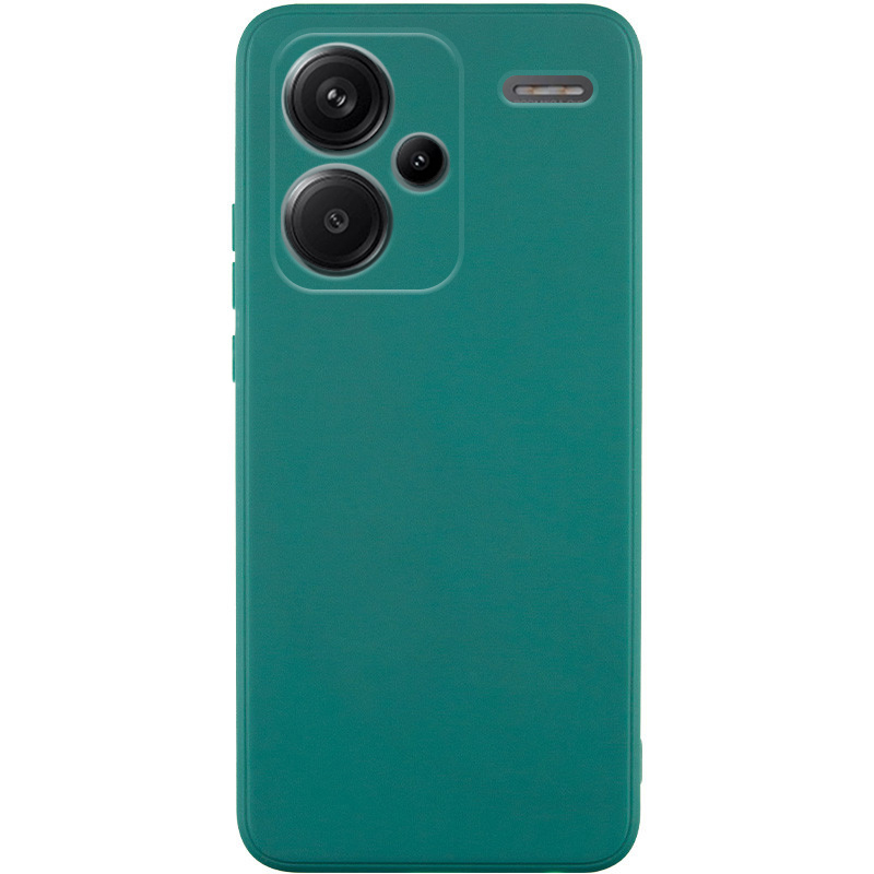 Силиконовый чехол Candy Full Camera для Xiaomi Redmi Note 13 Pro+ (Зеленый / Green)