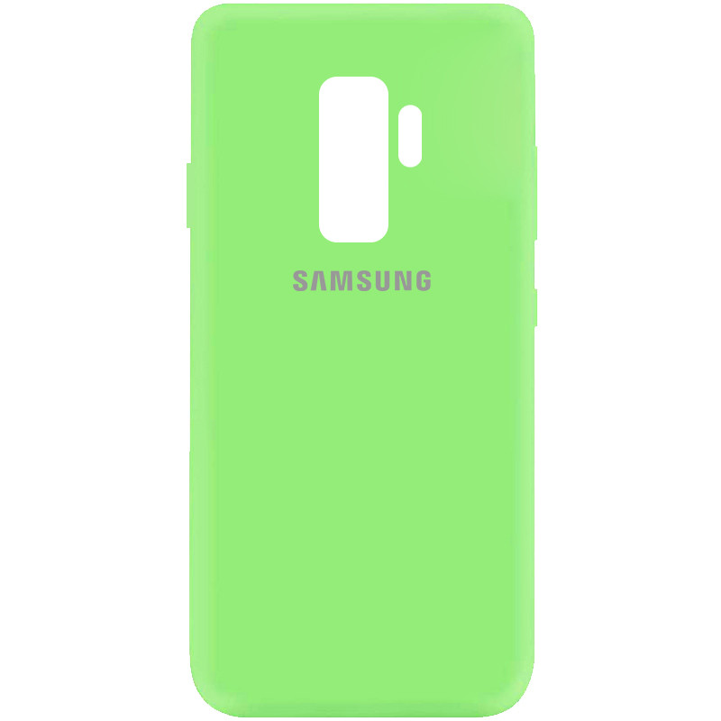 Чехол Silicone Cover My Color Full Protective (A) для Samsung Galaxy S9+ (Зеленый / Green)