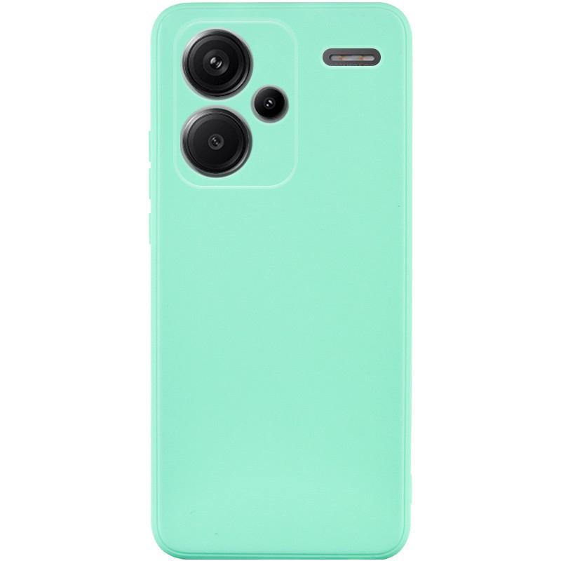 Силиконовый чехол Candy Full Camera для Xiaomi Redmi Note 13 Pro+ (Зеленый / Menthol)