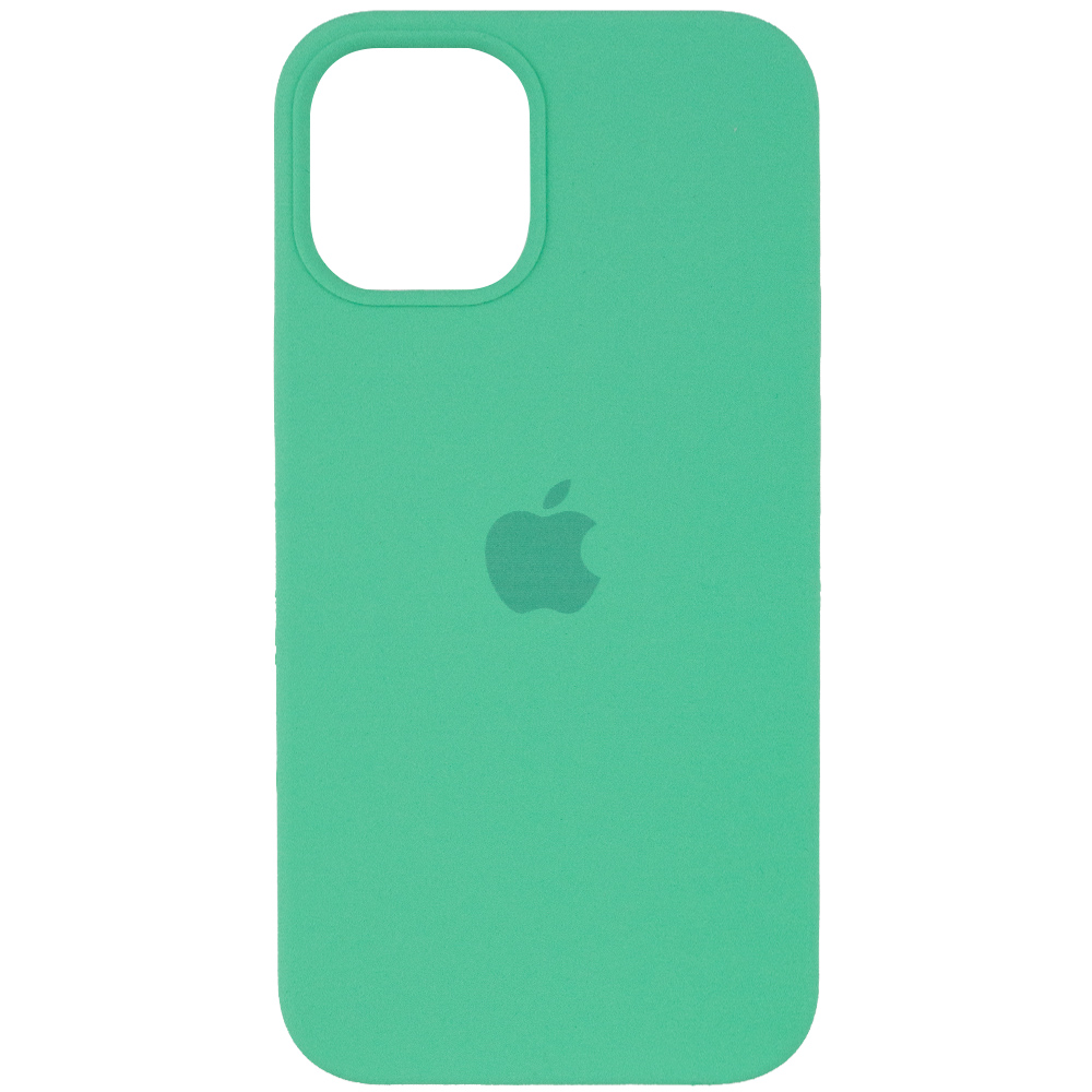 Чехол Silicone Case (AA) для Apple iPhone 12 Pro / 12 (6.1") (Зеленый / Spearmint)