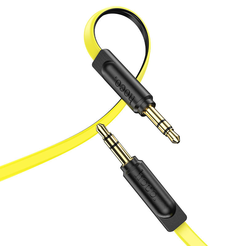 Аудио кабель Aux Hoco UPA16 (2m) (Желтый)