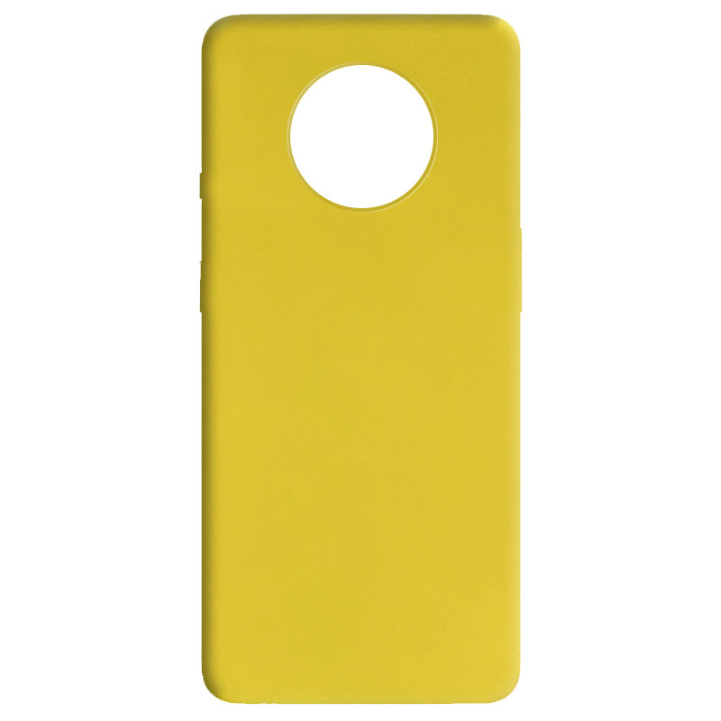 Силиконовый чехол Candy для OnePlus 7T (Желтый)