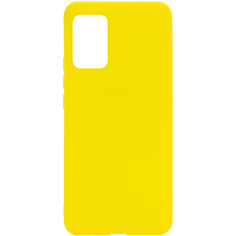Силиконовый чехол Candy для Samsung Galaxy A72 4G / A72 5G (Желтый)