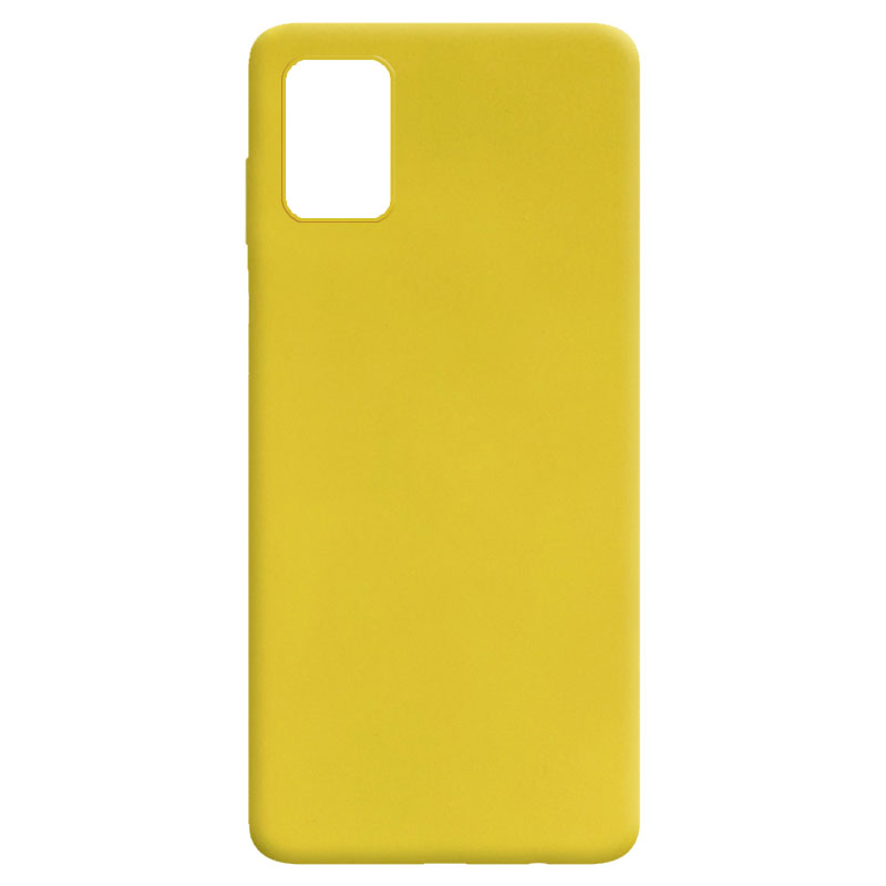 Силиконовый чехол Candy для Samsung Galaxy M31s (Желтый)