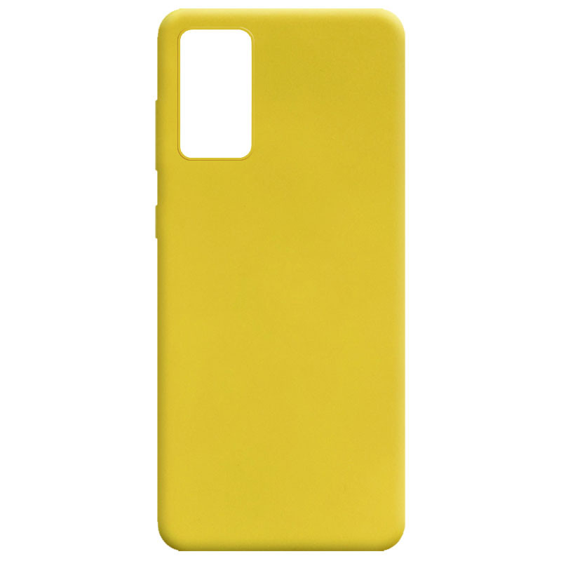 Силиконовый чехол Candy для Samsung Galaxy Note 20 (Желтый)