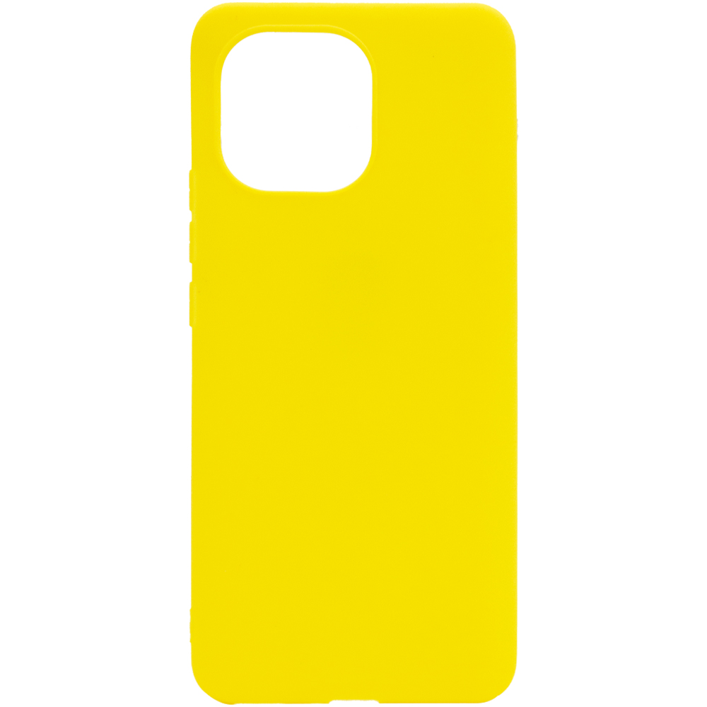 Силиконовый чехол Candy для Xiaomi Mi 11 (Желтый)