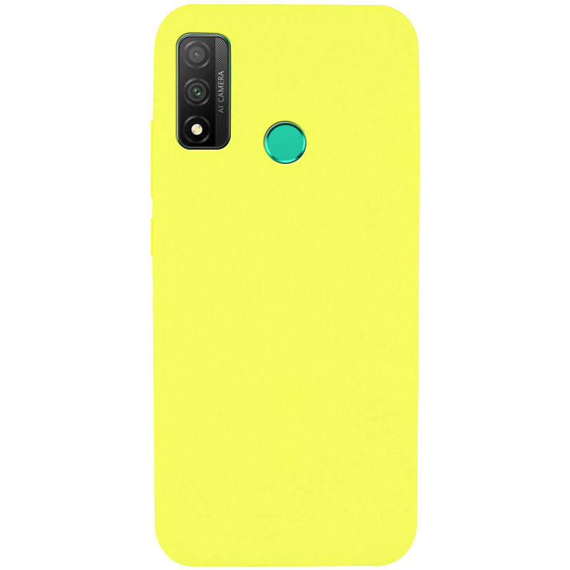 Чехол Silicone Cover Full without Logo (A) для Huawei P Smart (2020) (Желтый / Flash)