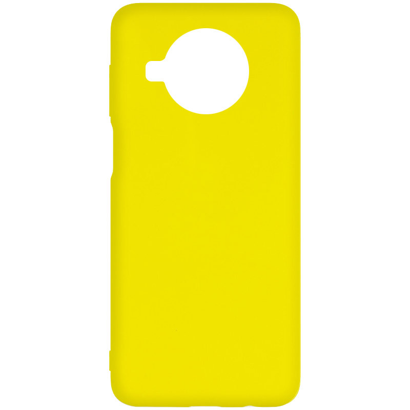 Чохол Silicone Cover Full without Logo (A) для Xiaomi Mi 10T Lite (Жовтий / Flash)