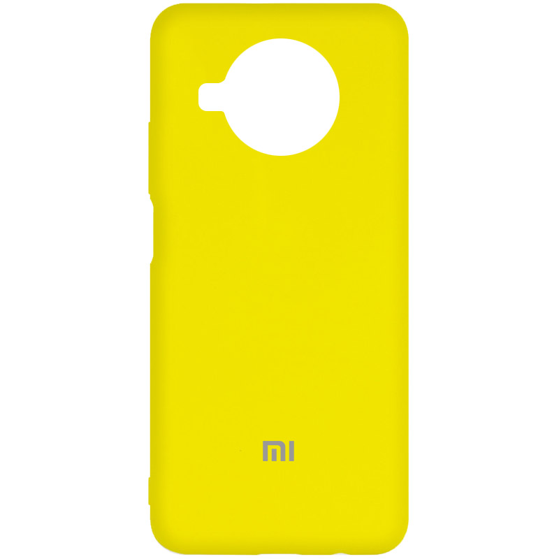 Чохол Silicone Cover My Color Full Protective (A) для Xiaomi Mi 10T Lite (Жовтий / Flash)