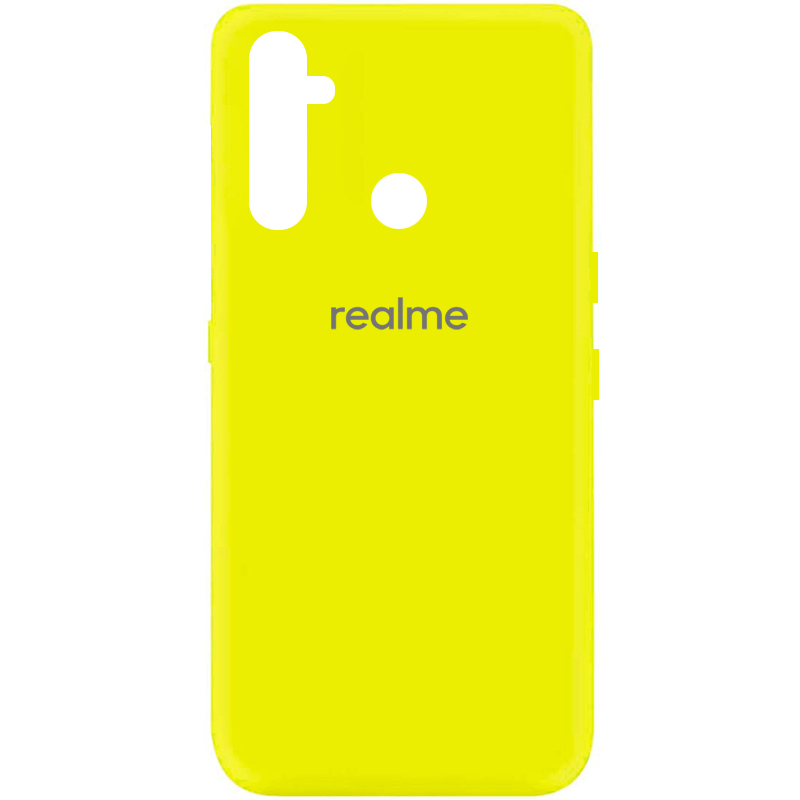 Чехол Silicone Cover My Color Full Protective (A) для Realme C3 / 5i (Желтый / Flash)