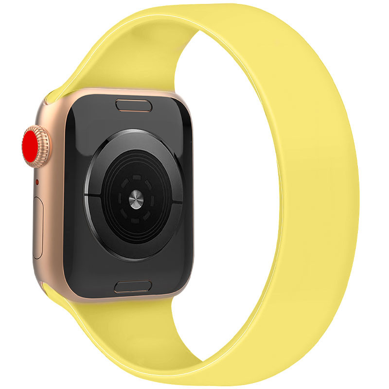 Ремешок Solo Loop для Apple watch 38mm/40mm 170mm (8) (Желтый / Ginger)