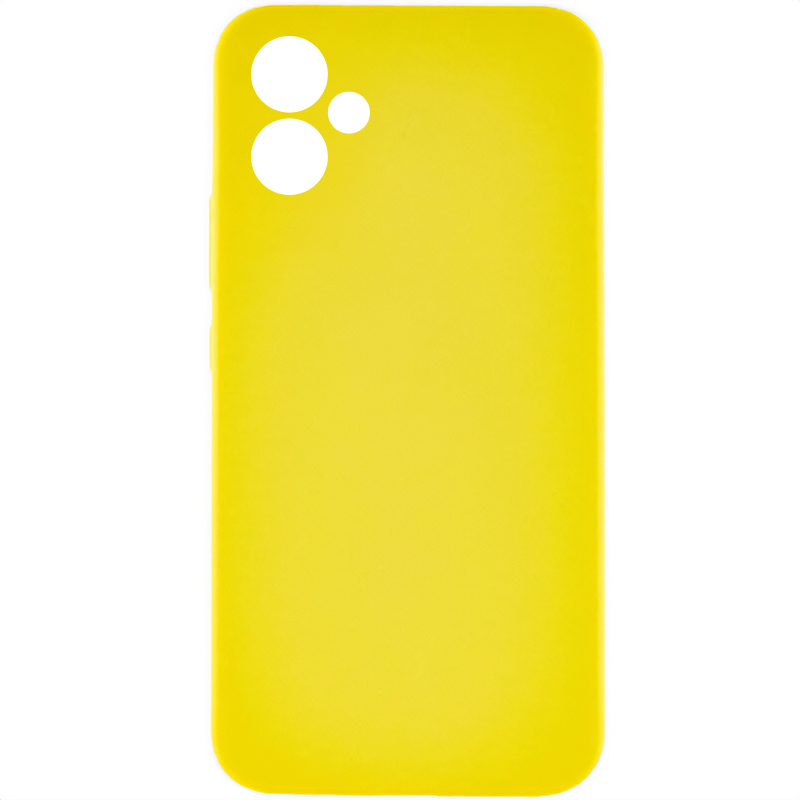 Чохол Silicone Cover Lakshmi Full Camera (AAA) для Samsung Galaxy A05 (Жовтий / Yellow)